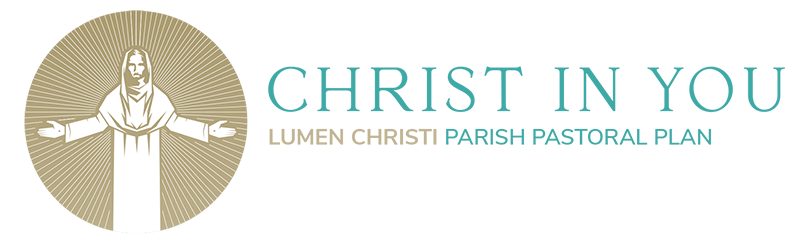 Lumen Christi Catholic Parish Pastoral Plan Logo 2023 Landscape 250px