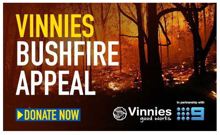 vinnies bushfire appeal